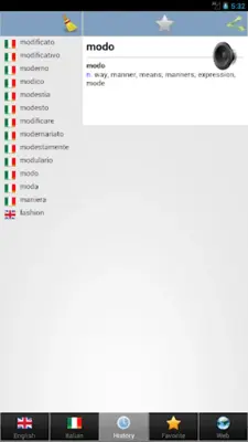 Italian best dict android App screenshot 0